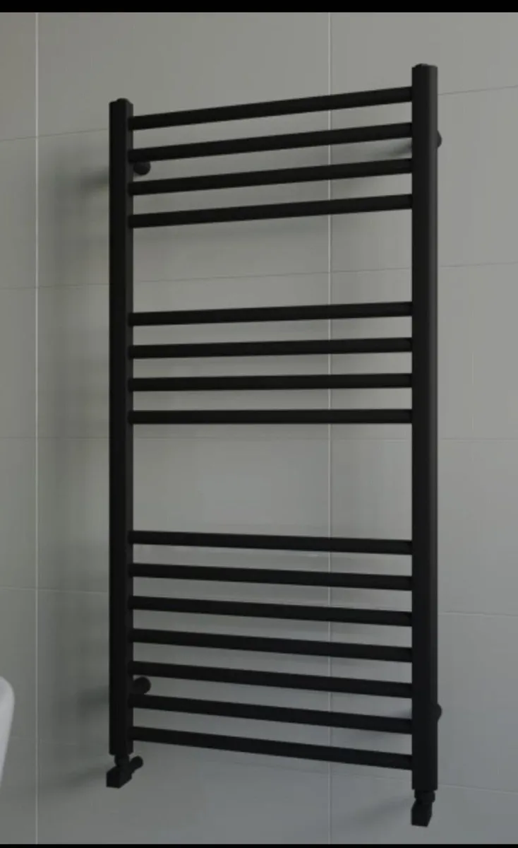 Towel Radiators Wall Hung - Black
