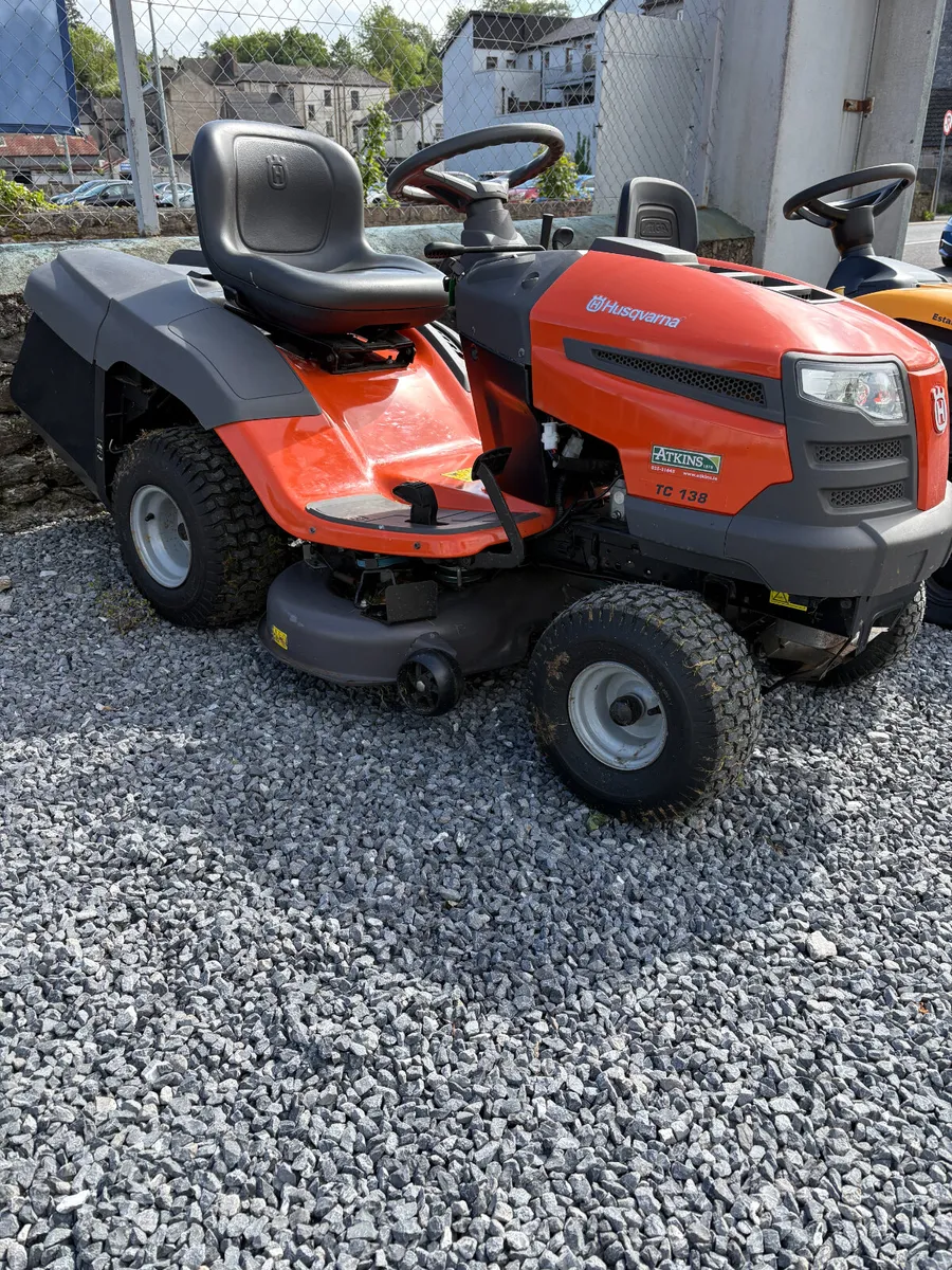 Husqvarna TC138 Ride On Mower - Image 1