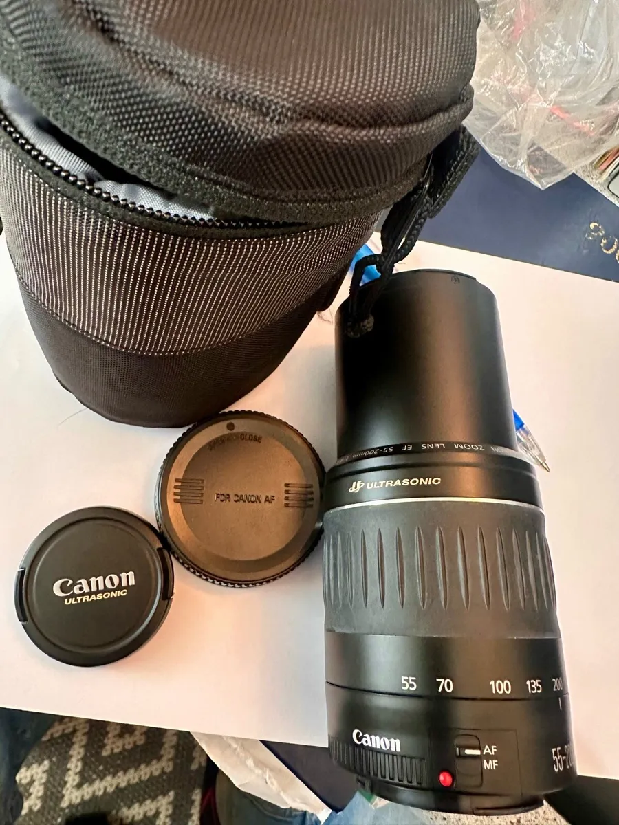 Canon Ultrasonic 55 -200mm lens - Image 2