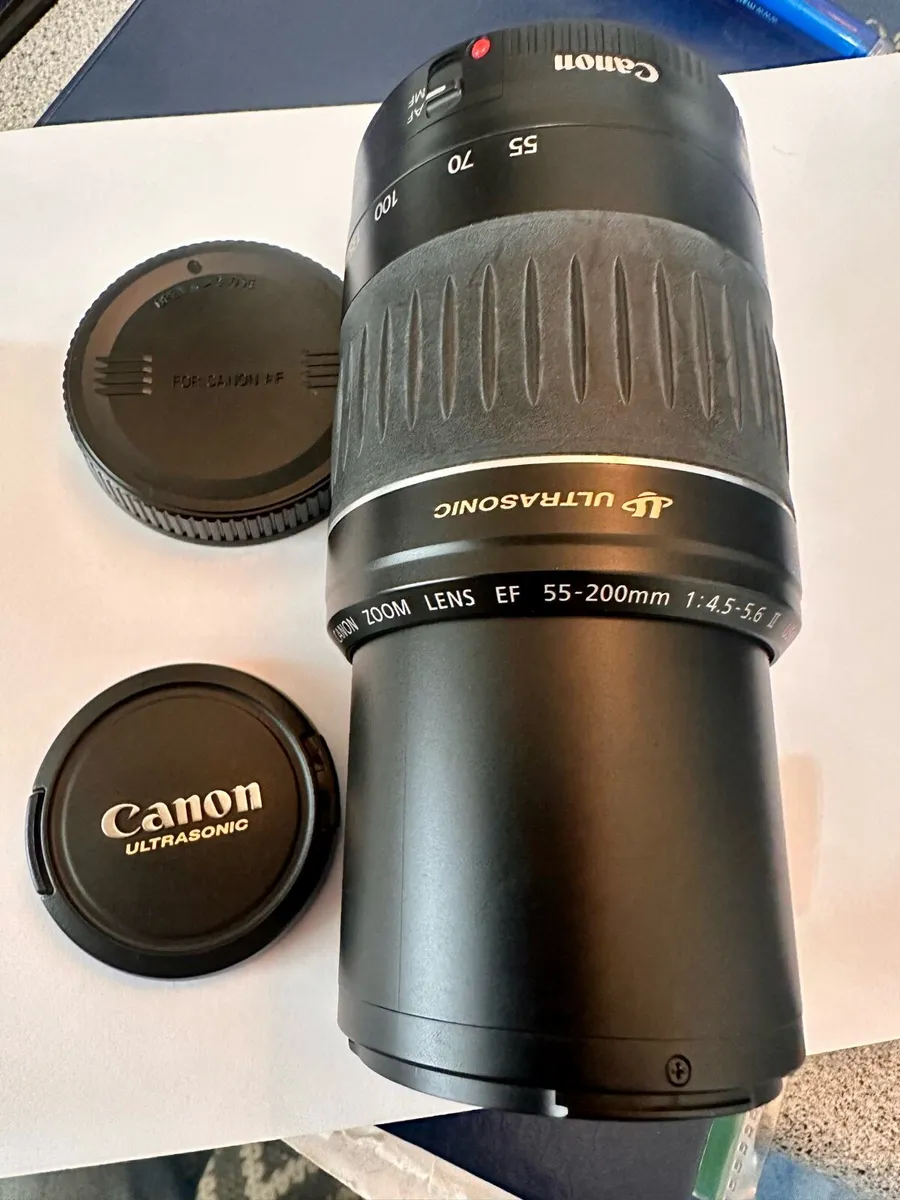 Canon Ultrasonic 55 -200mm lens - Image 4