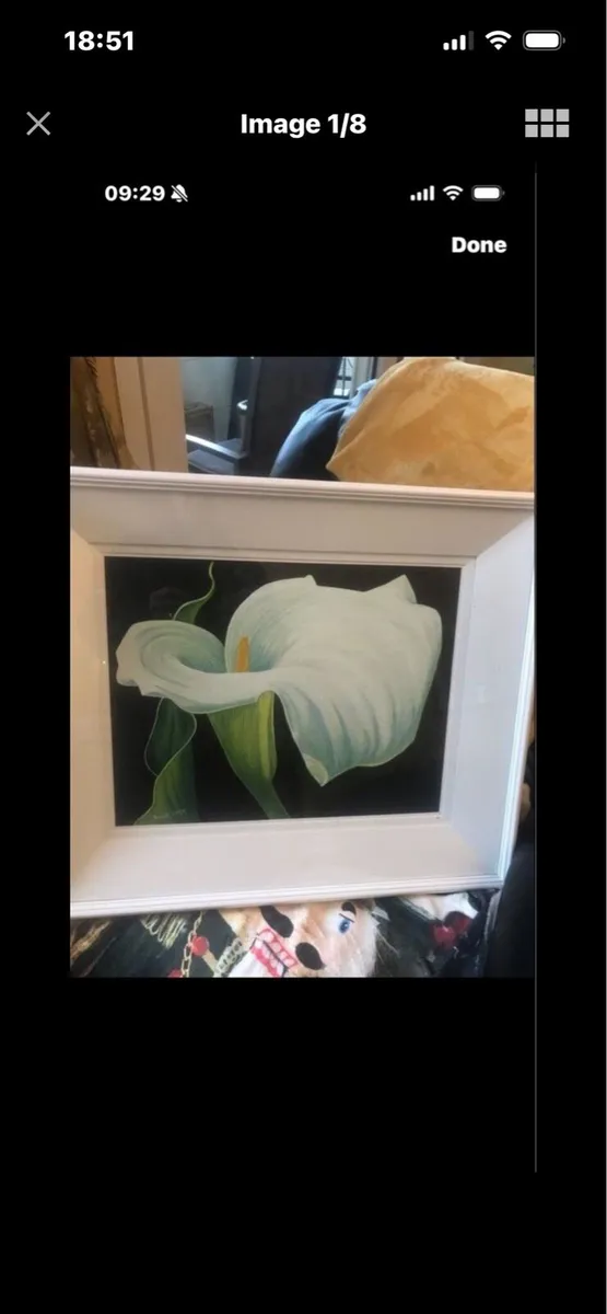 Arum Lily Original Painting - Image 1