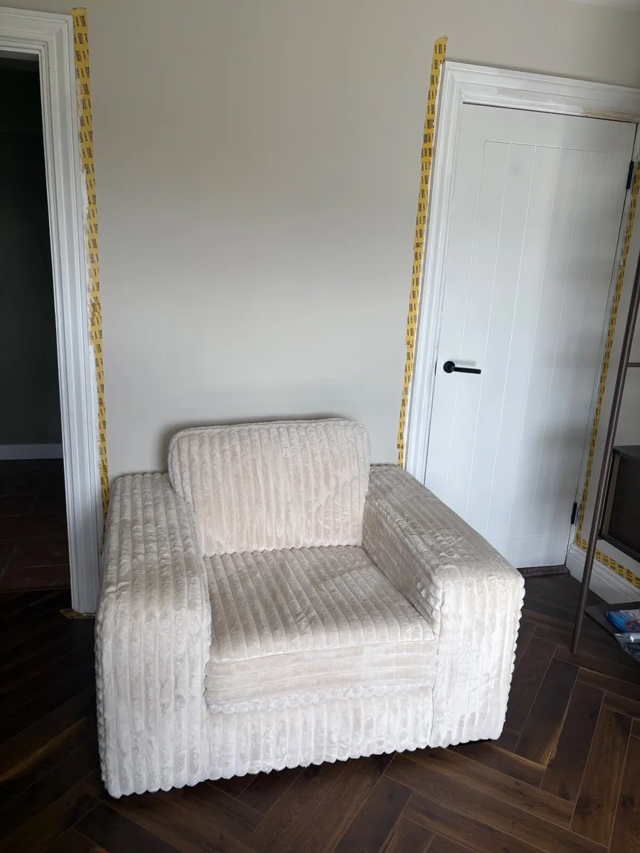 Cream Big Armchair - Image 1