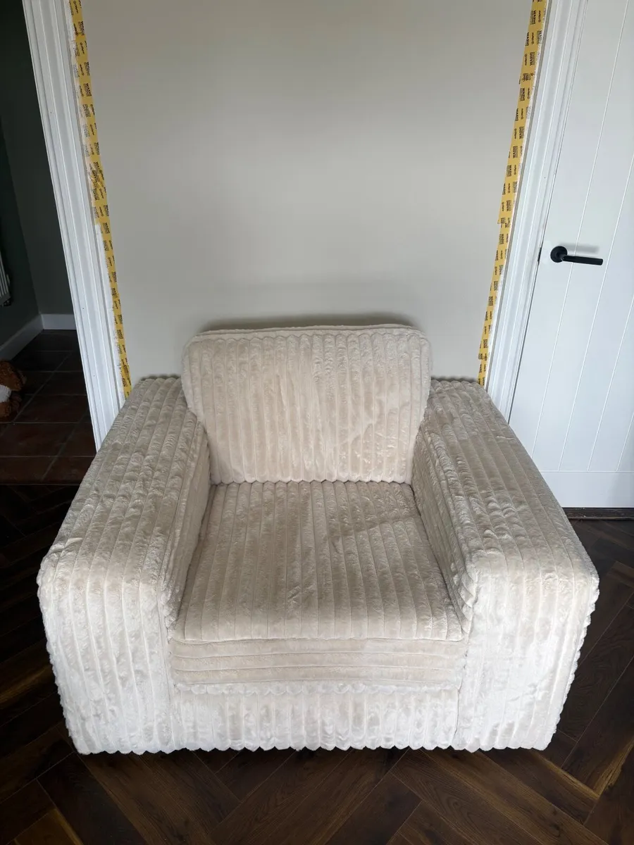 Cream Big Armchair - Image 2