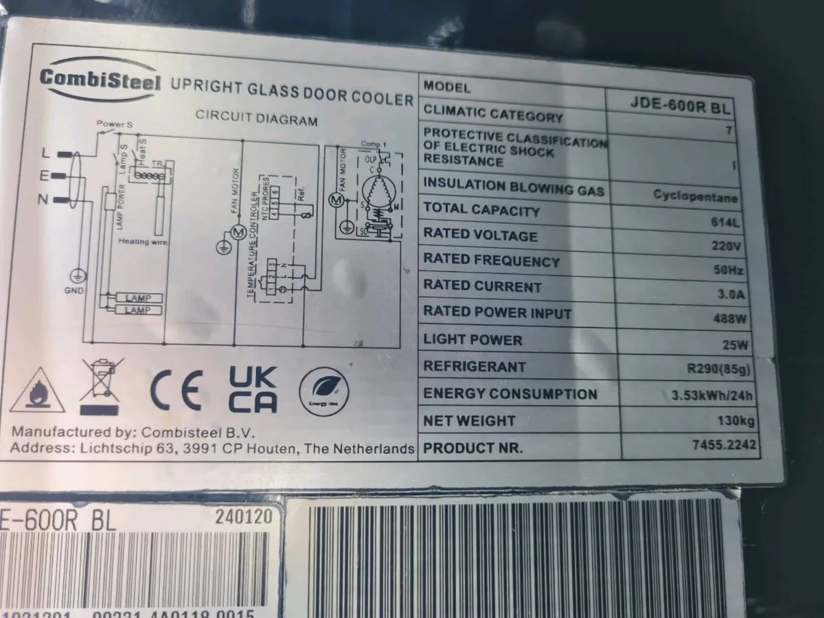 Combisteel Display Fridge - Image 4