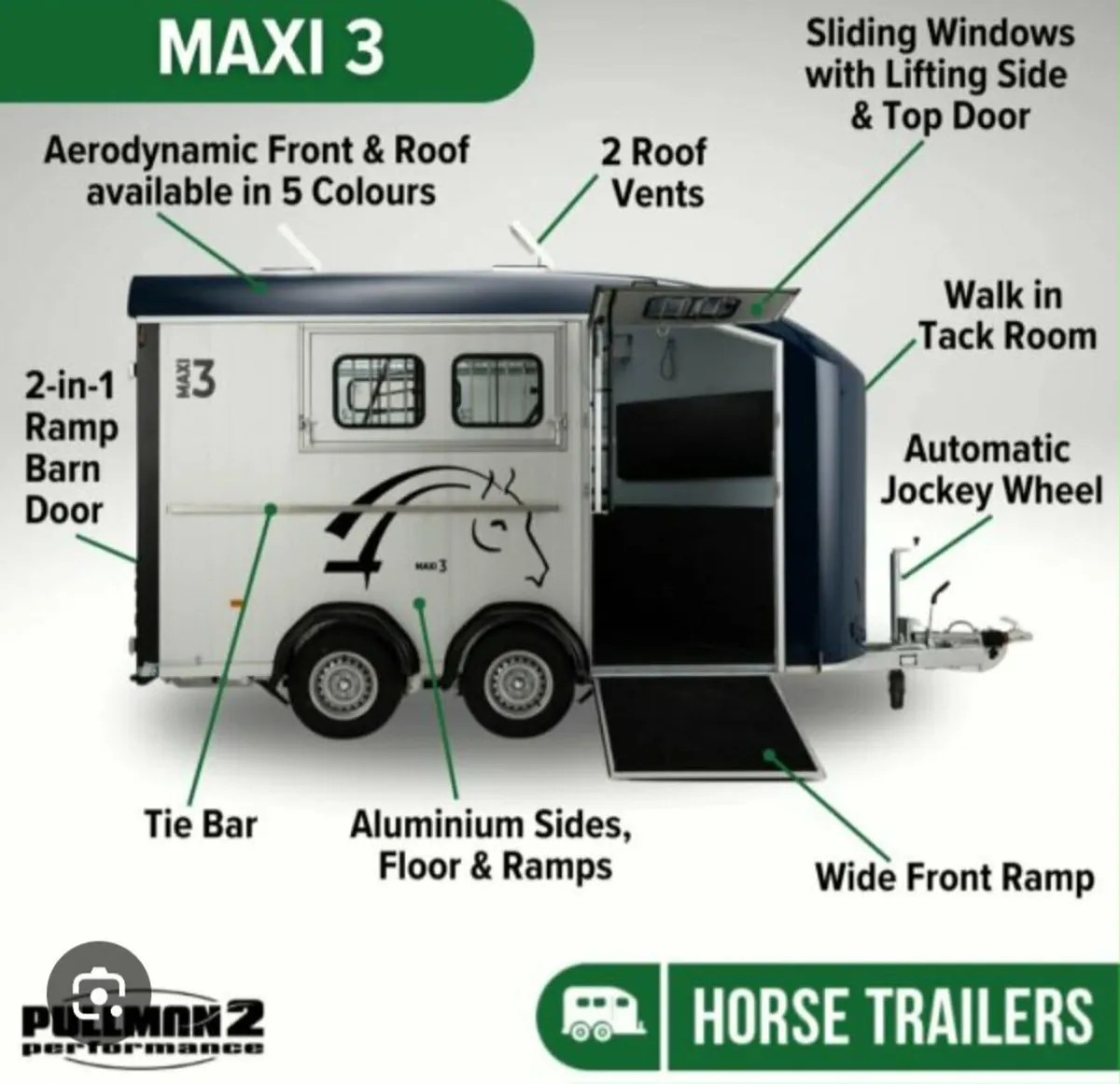 Cheval maxi3 horse trailer horsebox - Image 2