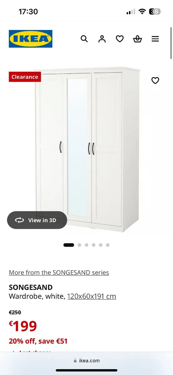 Wardrobe IKEA - Image 1