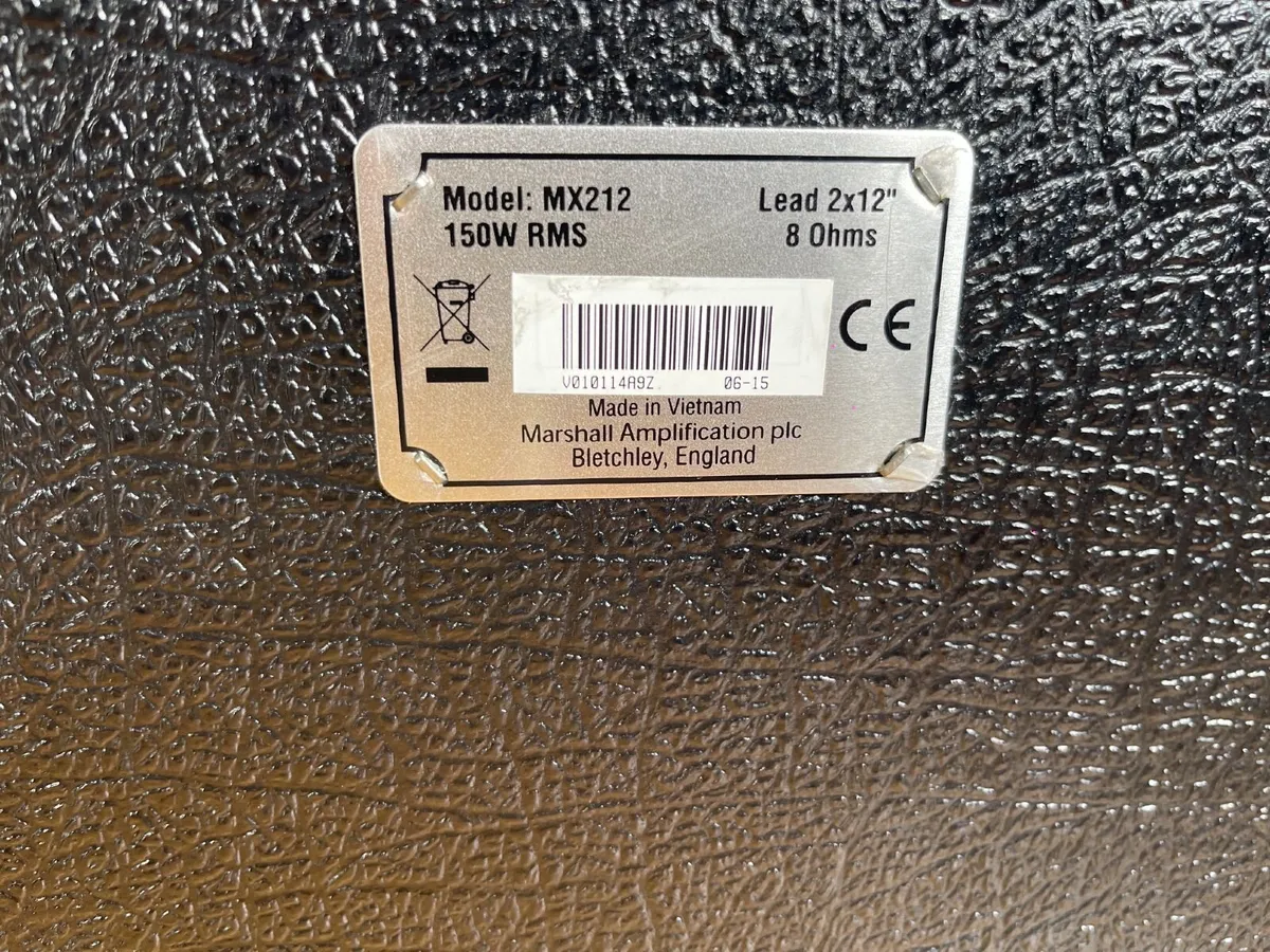 Marshall MX212 2x12 Speaker Cab - Image 3