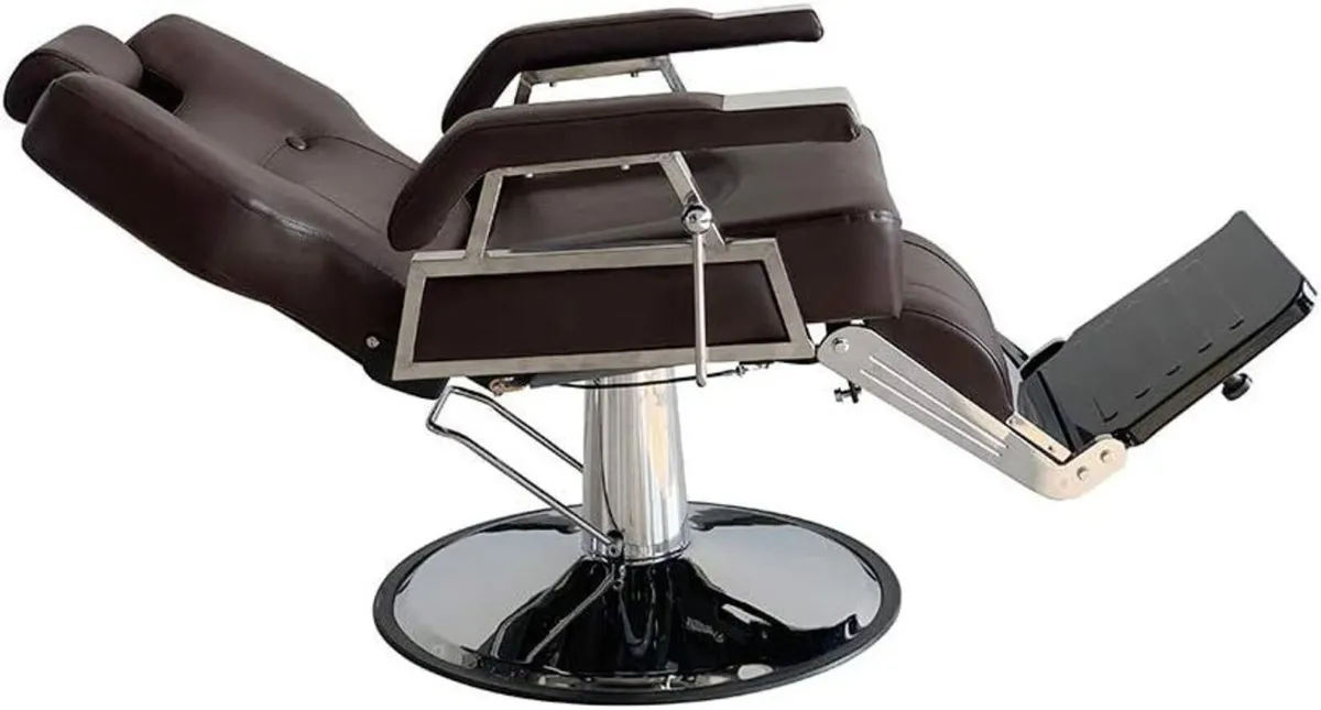 Barber Chair Hydraulic Faux Leather Chair - Image 3