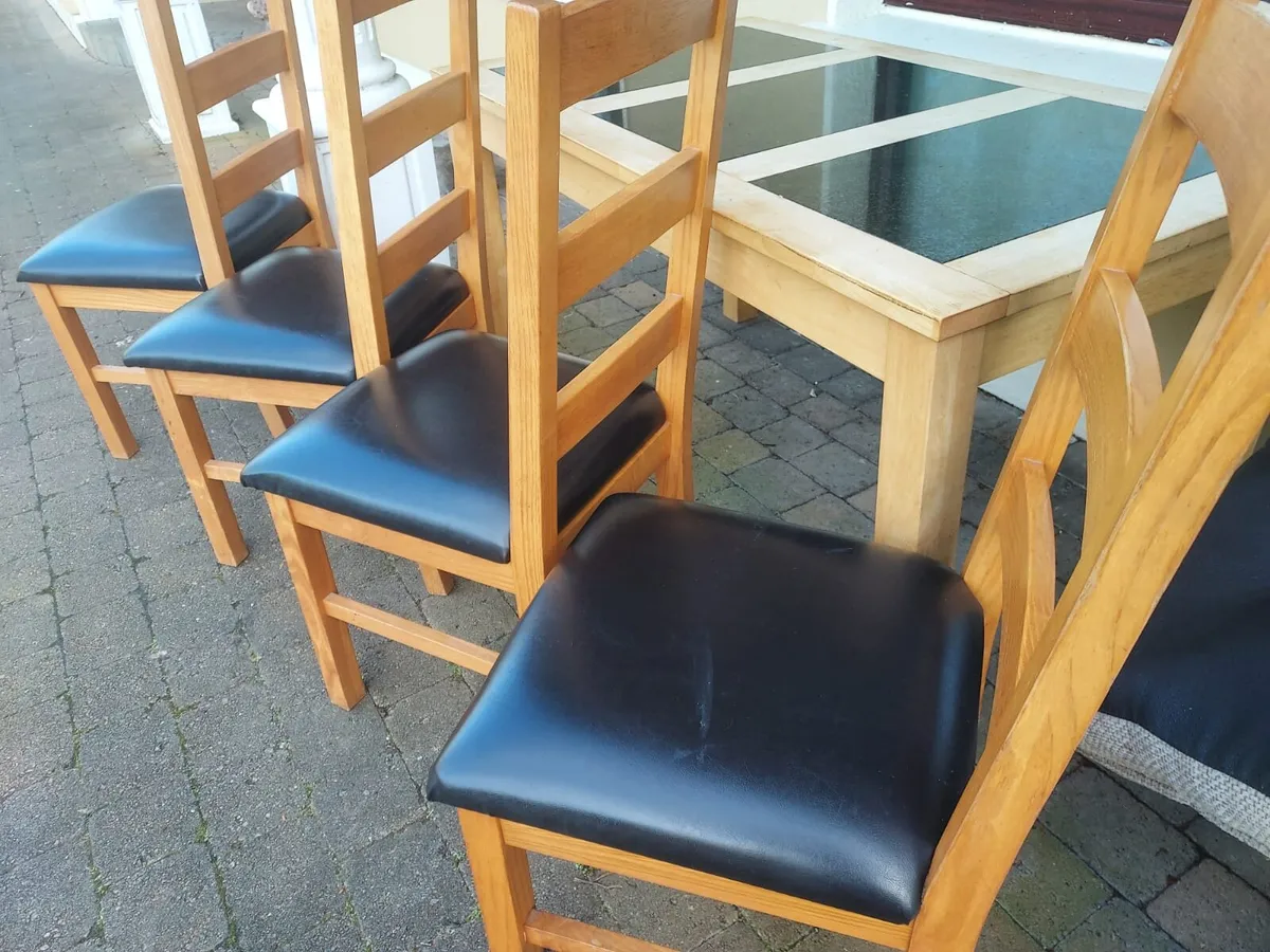 Dining table and chairs - Image 4