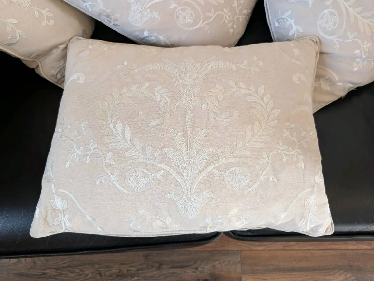Grey Laura Ashley josette cushions - Image 2