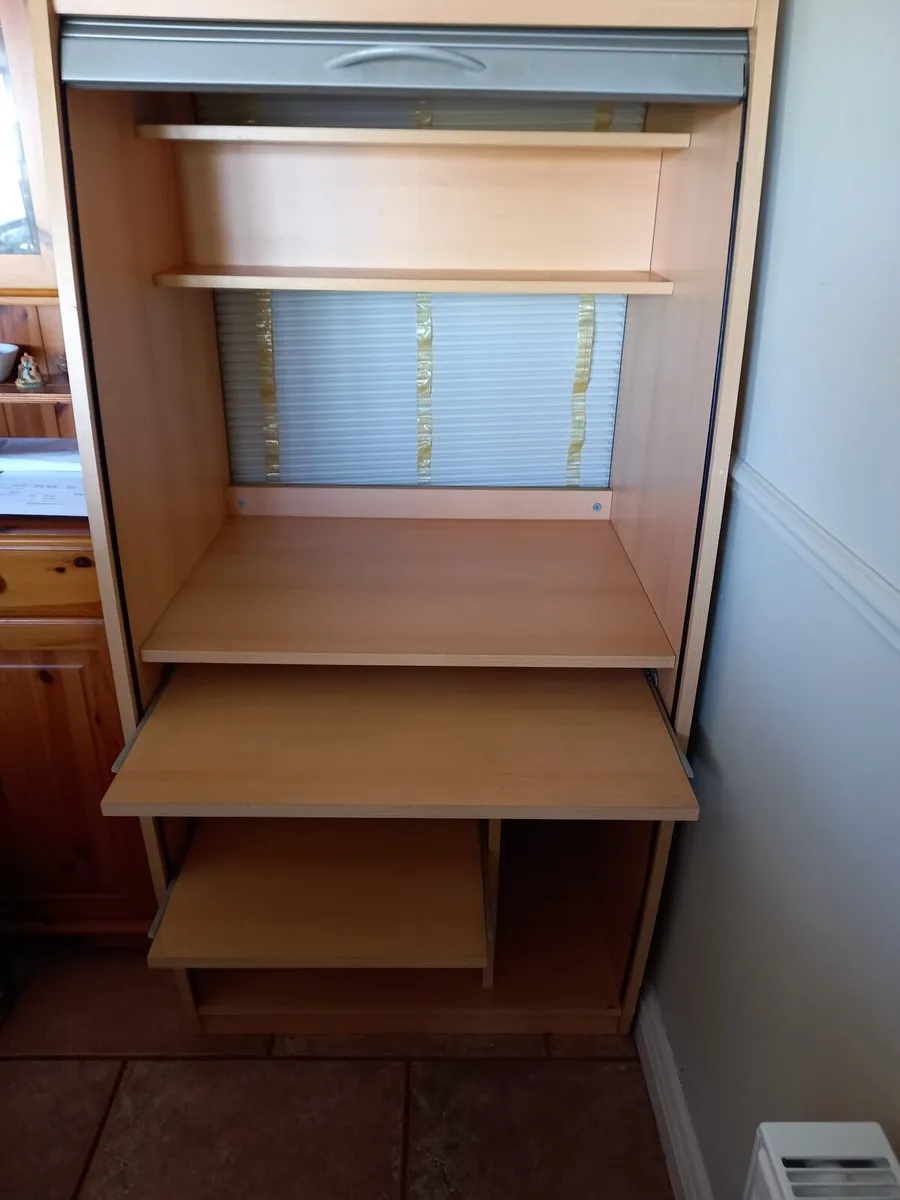 Table, chairs, dresser and office desk cabinet - Image 2