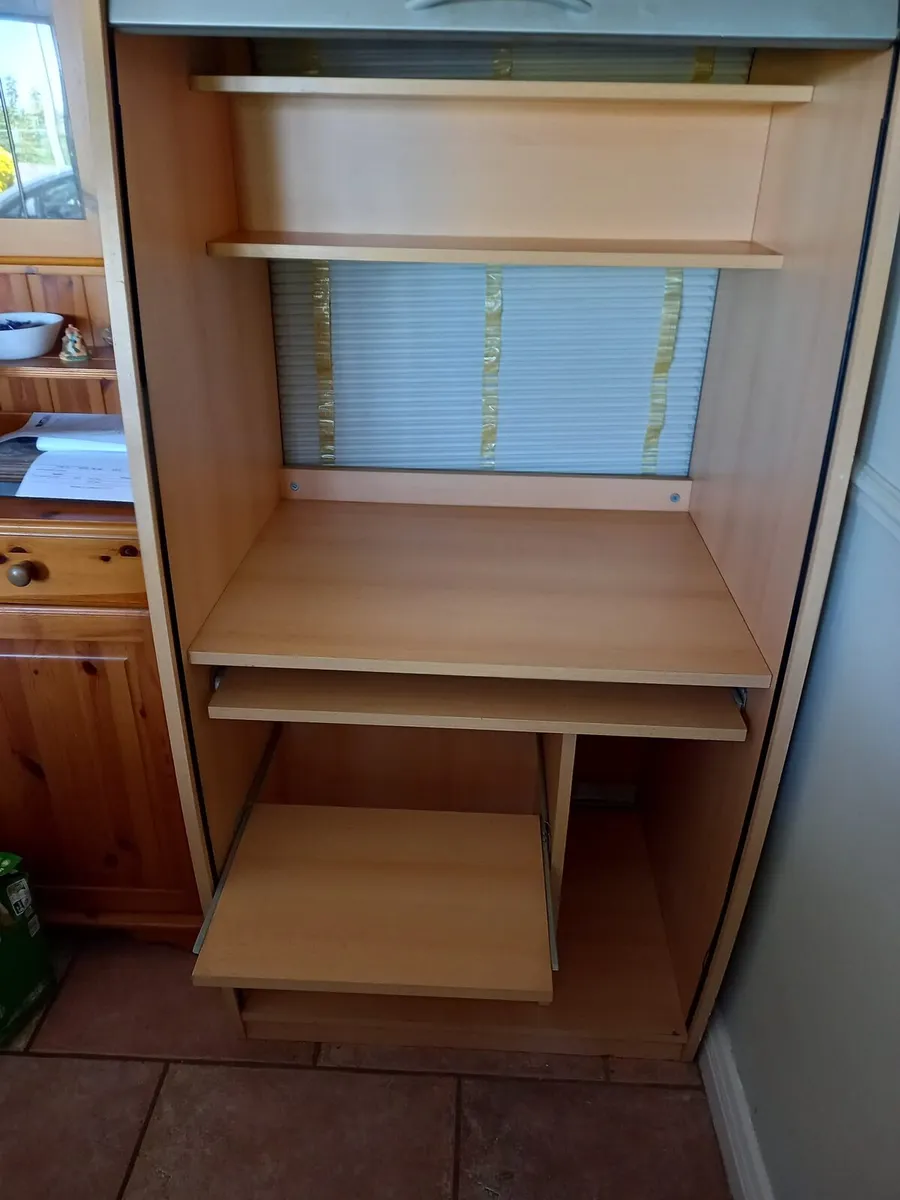 Table, chairs, dresser and office desk cabinet - Image 4