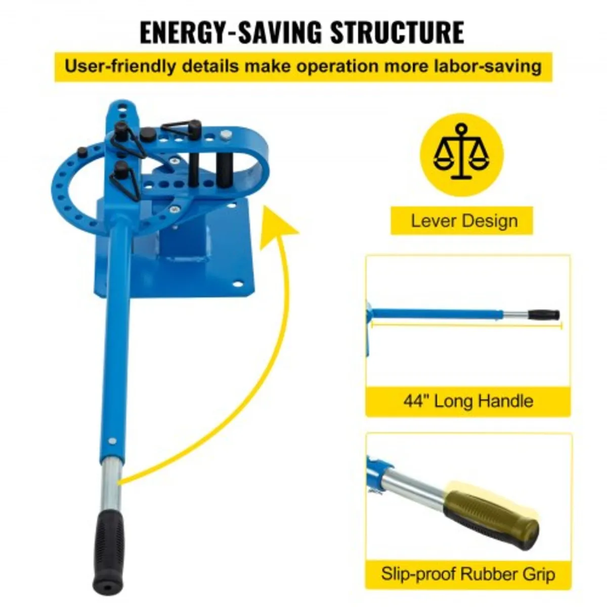 YP-9 Manual Bender, Soild Round Square Bar Metal B - Image 4