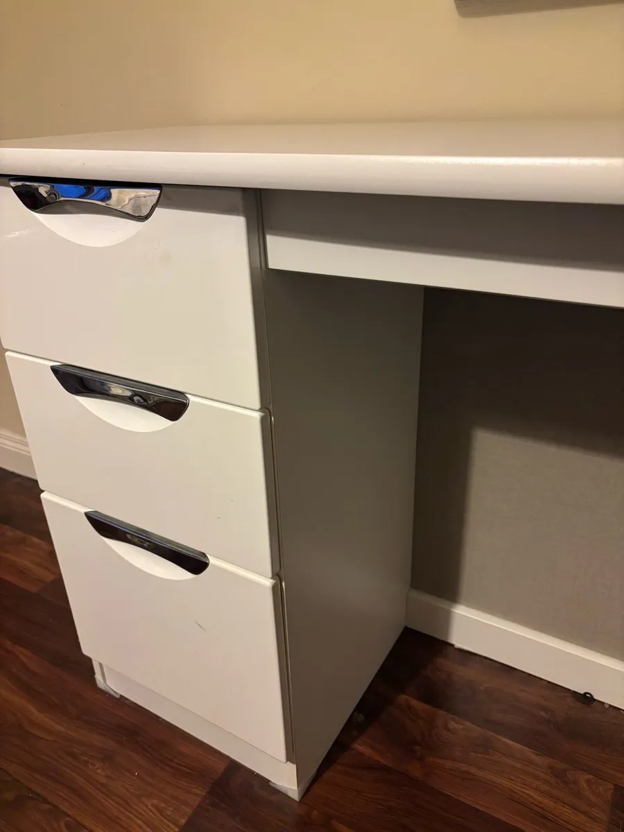 Desk and bedside locker - Image 1