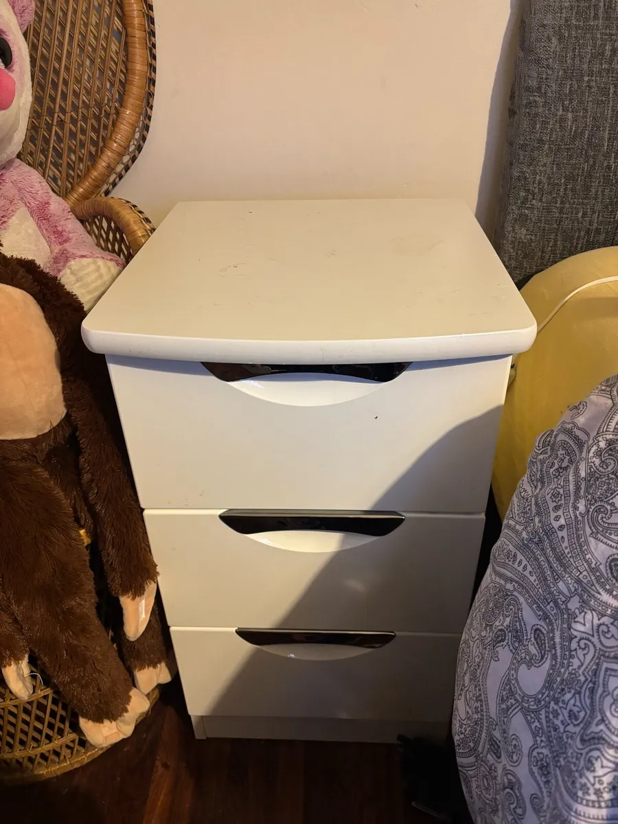 Desk and bedside locker - Image 3
