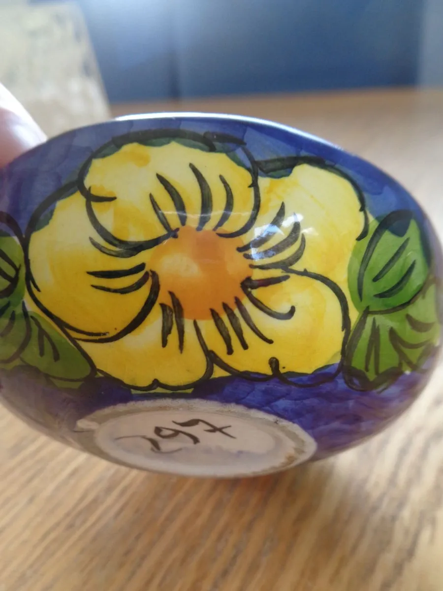 Hand Painted Spanish Bowl for Sale - Image 3