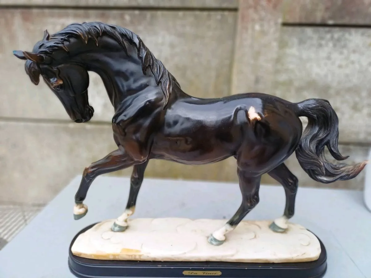 Vintage Da Vinci Horse Figure - Image 3