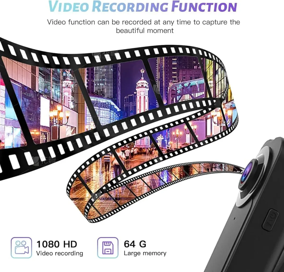 Upgraded Mini Body Camera 1080P Police Body Camera - Image 3