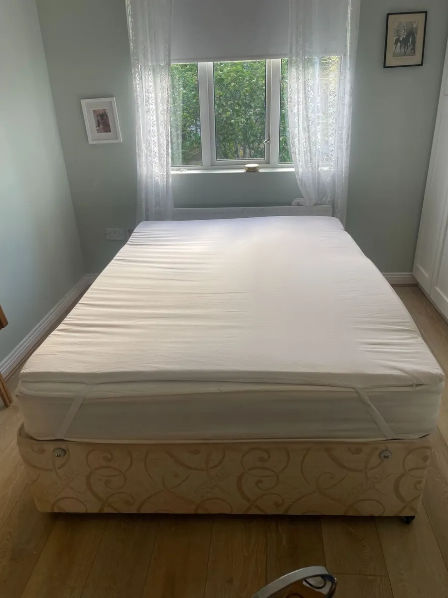 Double Divan Bed,mattress, mattress topper