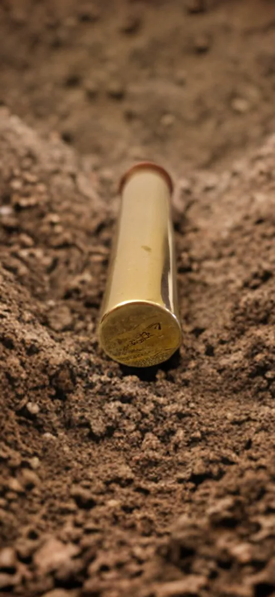 Original 1914 WWI British Army Brass Rifle Oiler - - Image 1