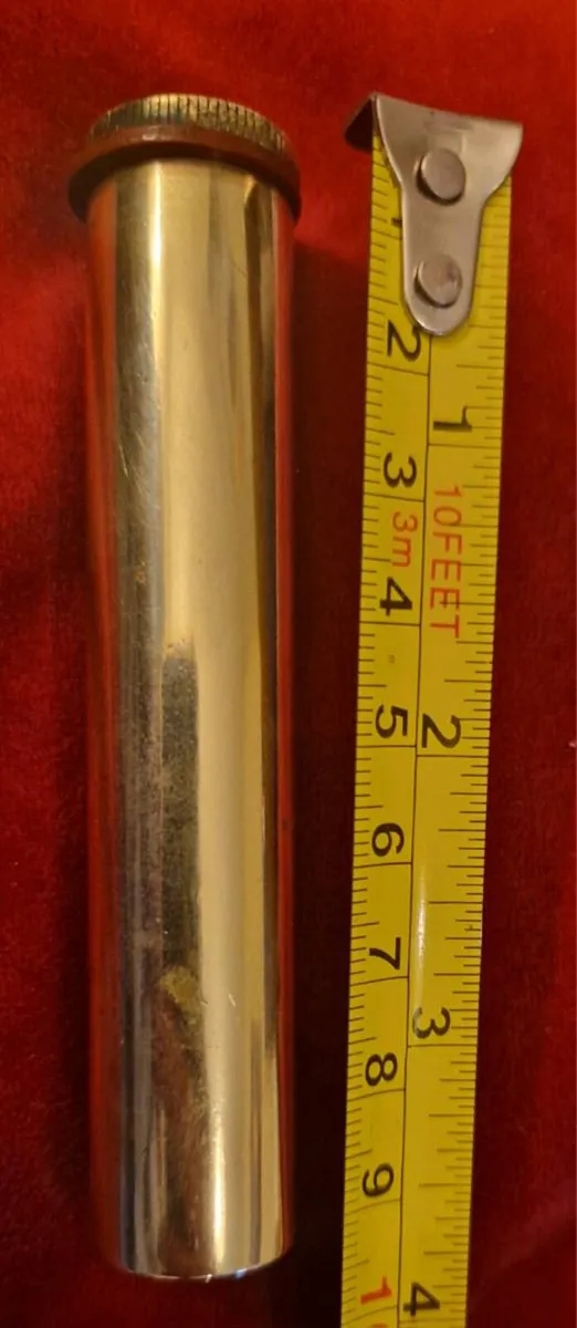 Original 1914 WWI British Army Brass Rifle Oiler - - Image 3