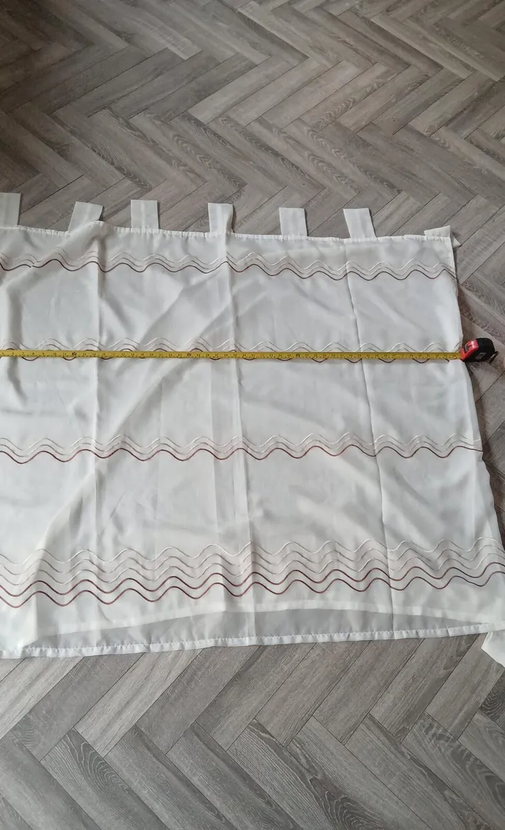 Voile curtains 2 sets - Image 1