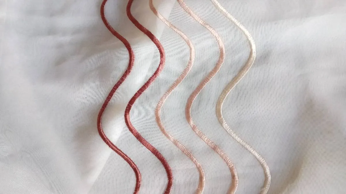 Voile curtains 2 sets - Image 3