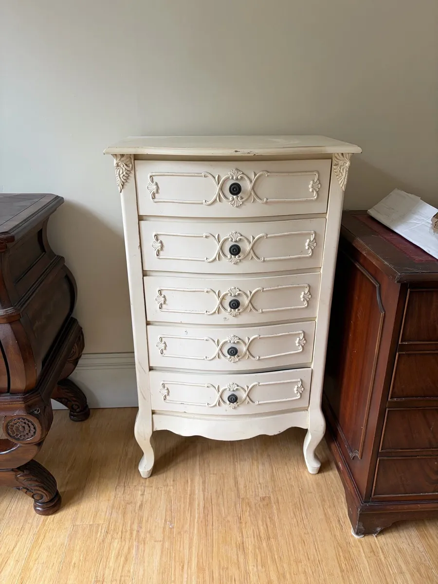 Tall boy cabinet drawers - Image 1