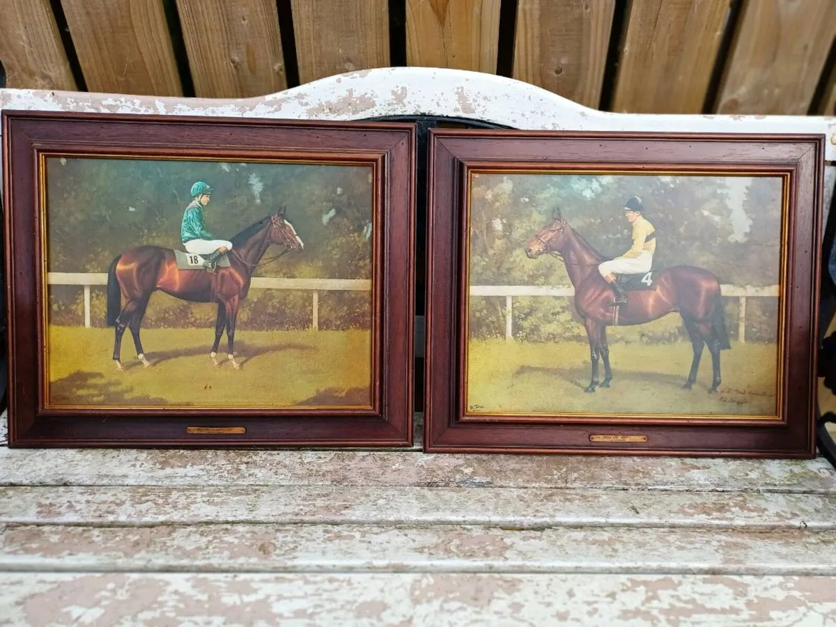 Vintage Shergar & Arkle Horse Racing Pictures - Image 1