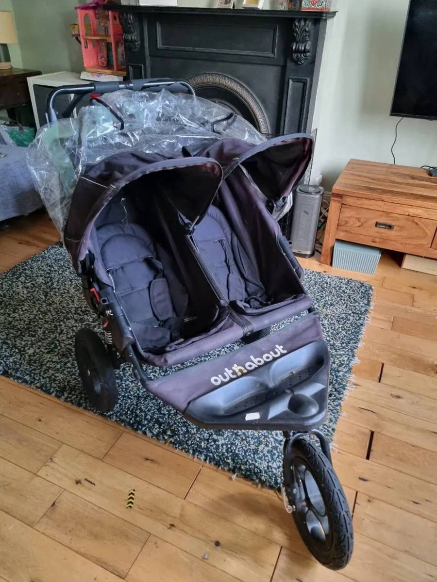 Out and about double buggy