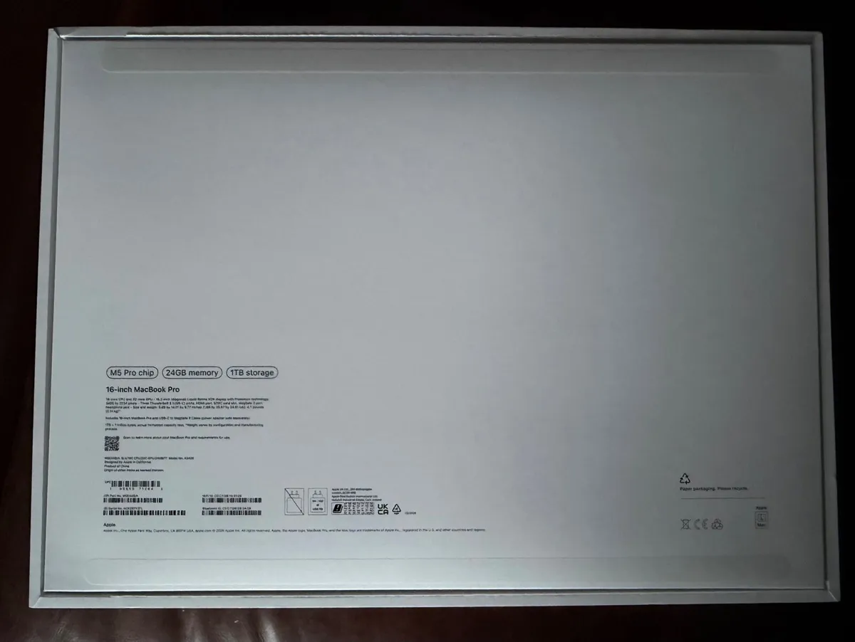 Apple MacBook Pro 2026 16in M5 Pro 24GB 1TB - Image 4