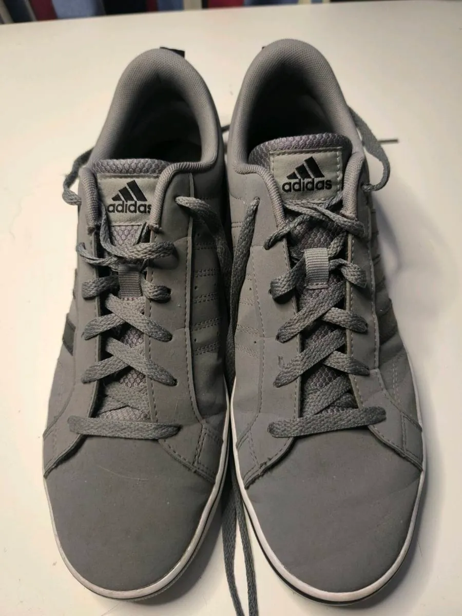 Grey Adidas shoes - Image 1