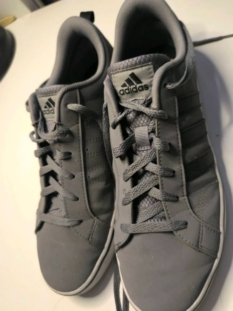 Grey Adidas shoes - Image 2