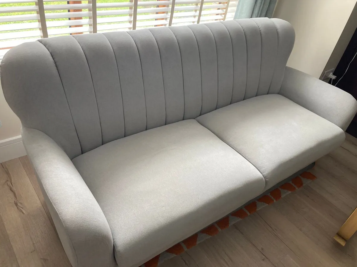 3-Seater Grey Sofa (EZ Living) - Image 2