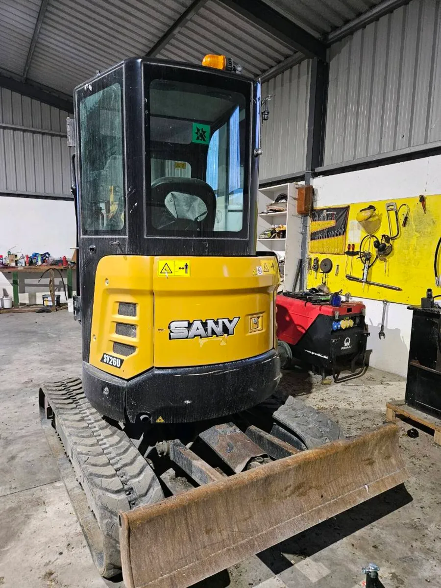 Sany sy26u mini digger - Image 2
