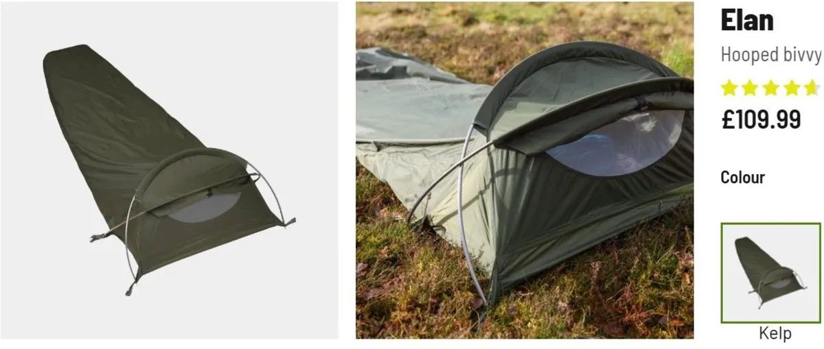 bivvy tent alpkit elan - Image 2