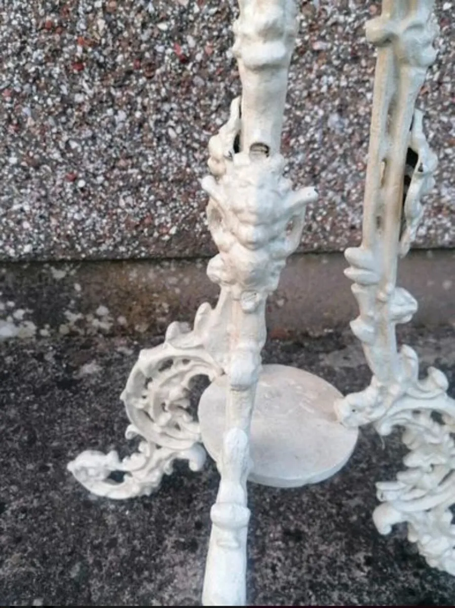 French Cast Iron Indoor / Outdoor Garden Table - Image 2