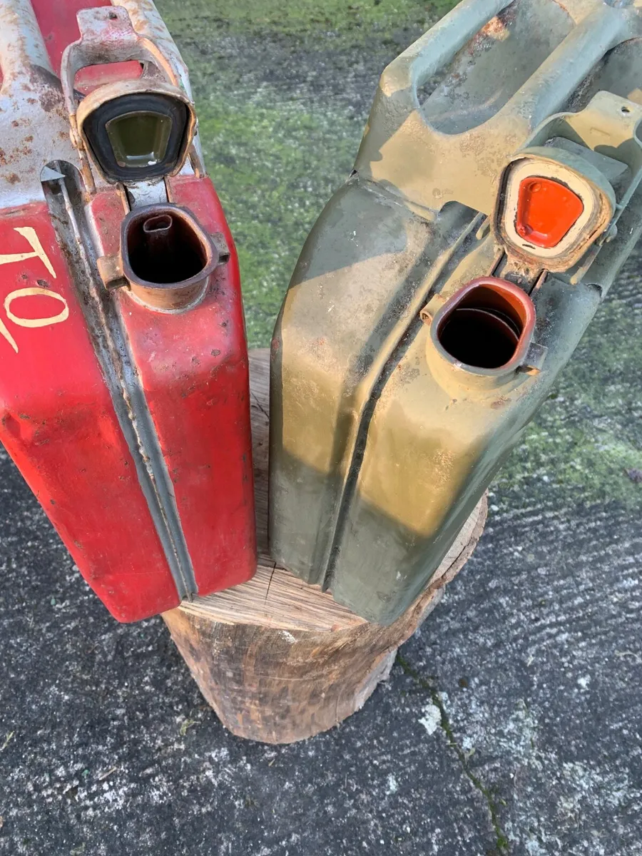 2 Ex-Military Jerry Cans - Image 1