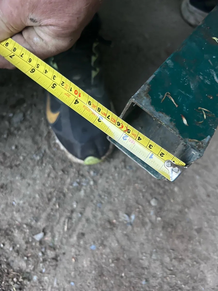 70x 70 Box steel galvanised - Image 3