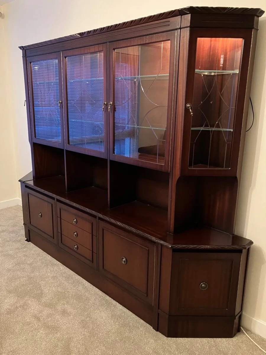 Mahogany wall Display Unit - Image 4