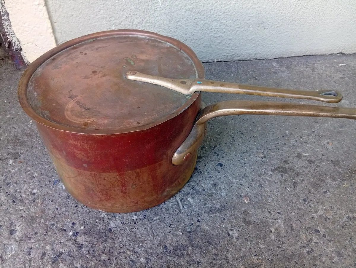 Old copper pot