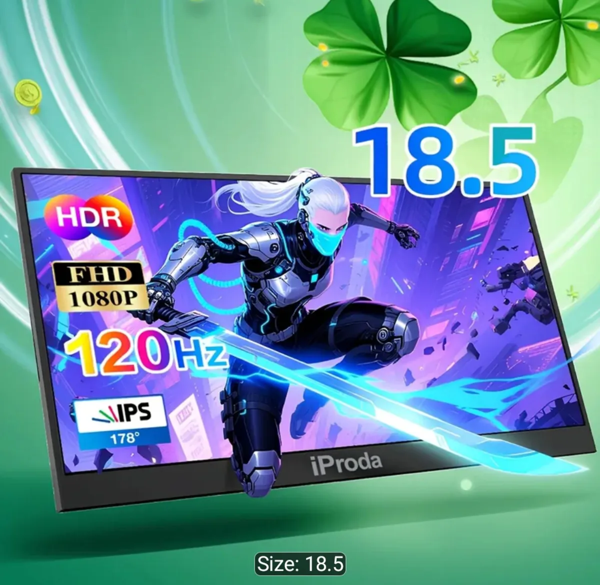 18.5" Portable Monitor-Very thin-120Hz -firm price - Image 1