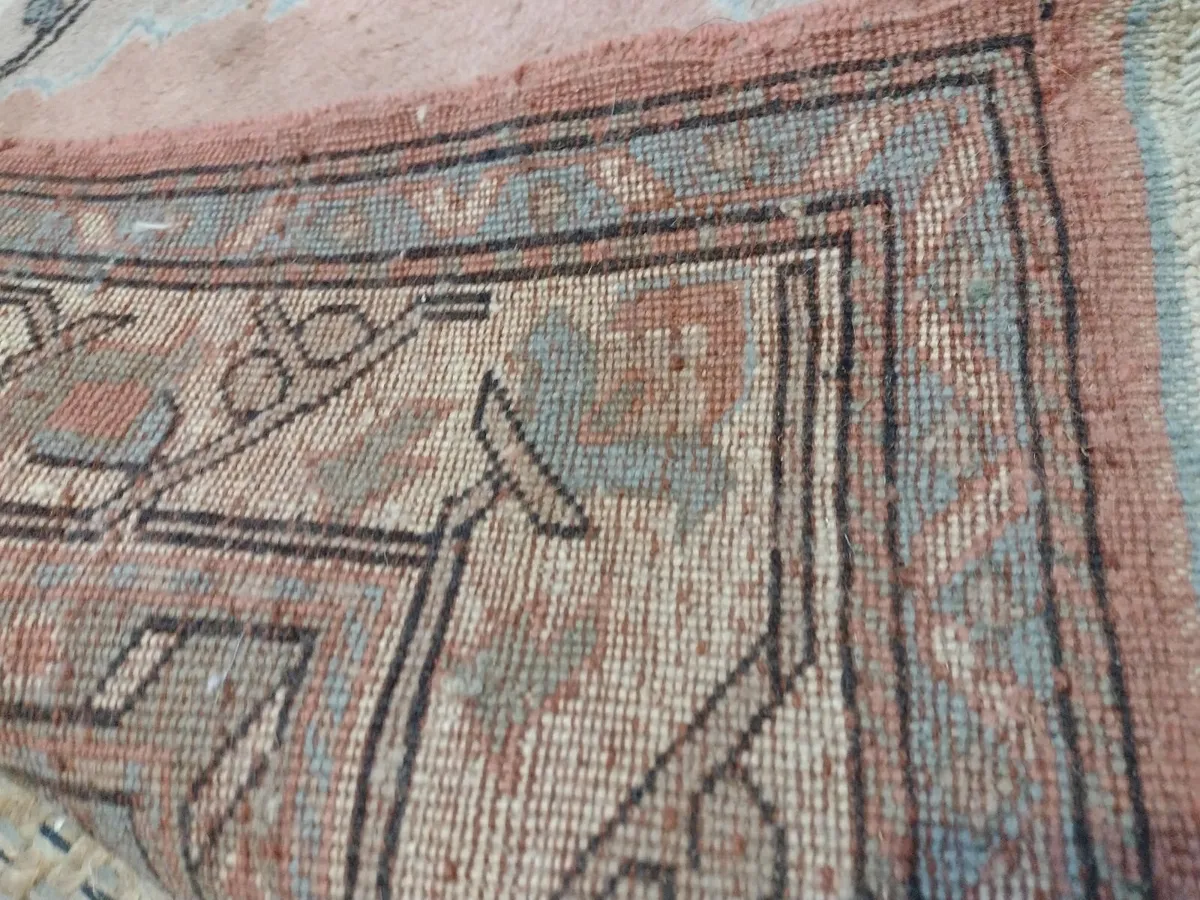 Vintage 100% wool rug - Image 3