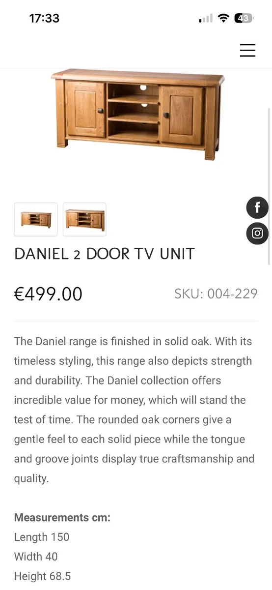 Tv stand - Image 1