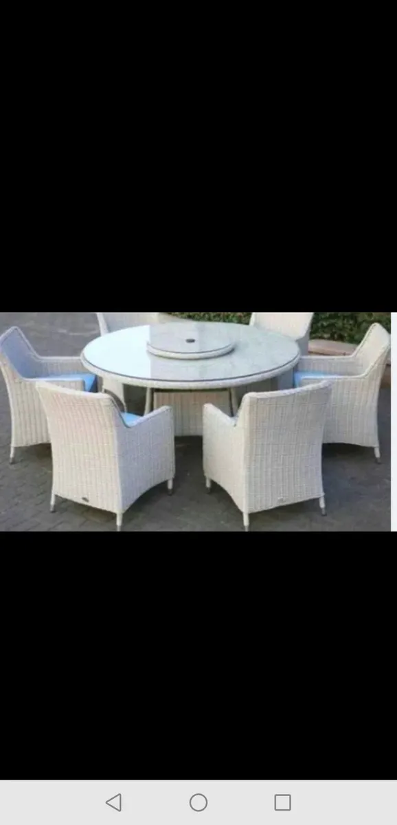**CLEARANCE** Brand New Grey Rattan 6 Seater - Image 1