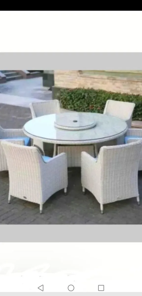 **CLEARANCE** Brand New Grey Rattan 6 Seater - Image 4