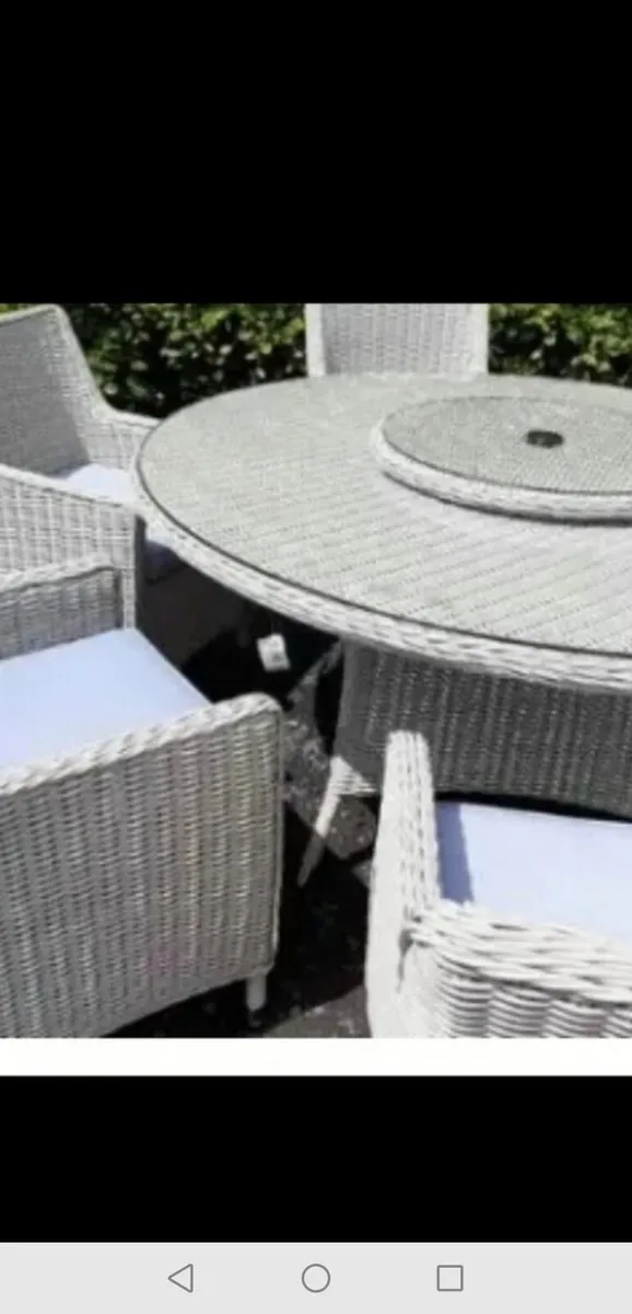 **CLEARANCE** Brand New Grey Rattan 6 Seater - Image 2