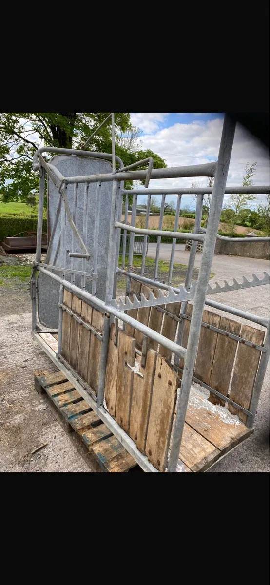 Tractor mounted cattle crush - Image 1