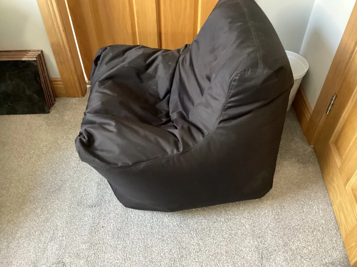 Kaikoo large black teenage bean bag - Image 2