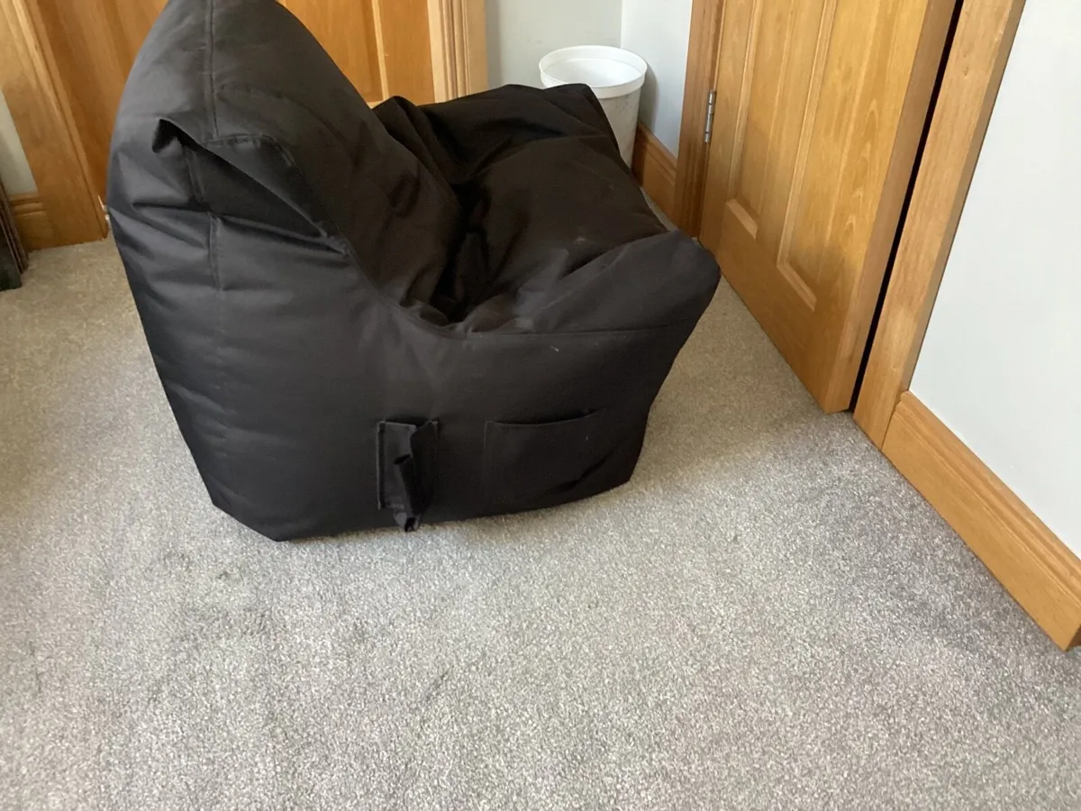 Kaikoo large black teenage bean bag - Image 4